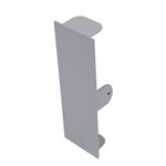 BLANK END TO SUIT 40 x 150mm SKIRTING DUCT NATURAL ANODISED