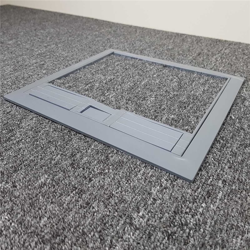 2 Power Plastic Lid Floor Outlet Box