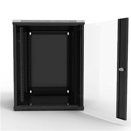 18RU Swing Frame Wall Mounted Data Cabinet 600mm x 550mm