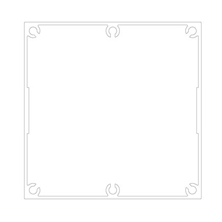 SERVICE POLE 100100 x 6m 1 DIV SATIN BLACK