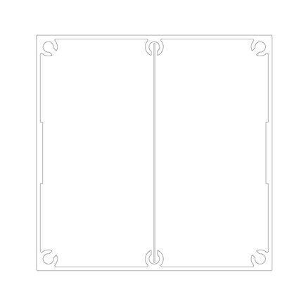 SERVICE POLE 100100 x 4m 2 DIV SATIN BLACK