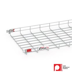 Rejiband Rapide 60mm x 450mm x 3m Mesh Tray EZ3, Electrogalvanised