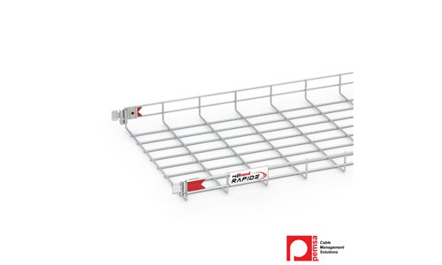 Rejiband Rapide 60mm x 450mm x 3m Mesh Tray EZ3, Electrogalvanised