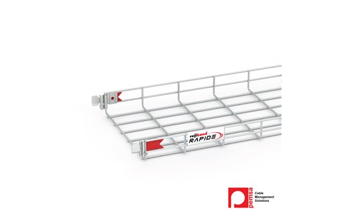 Rejiband Rapide 60mm x 300mm x 3m Mesh Tray EZ3, Electrgalvanised