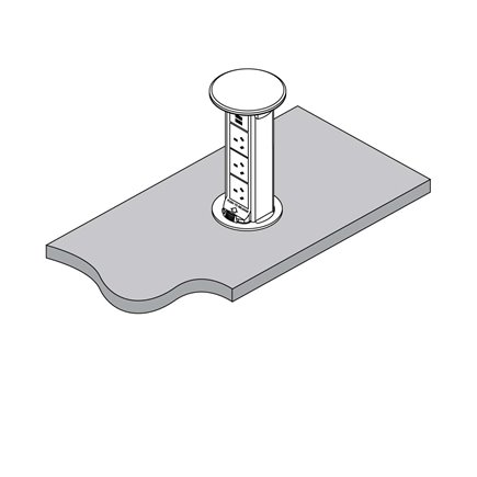 CDS3P2USB - CDS3P2U POP UP TOWER