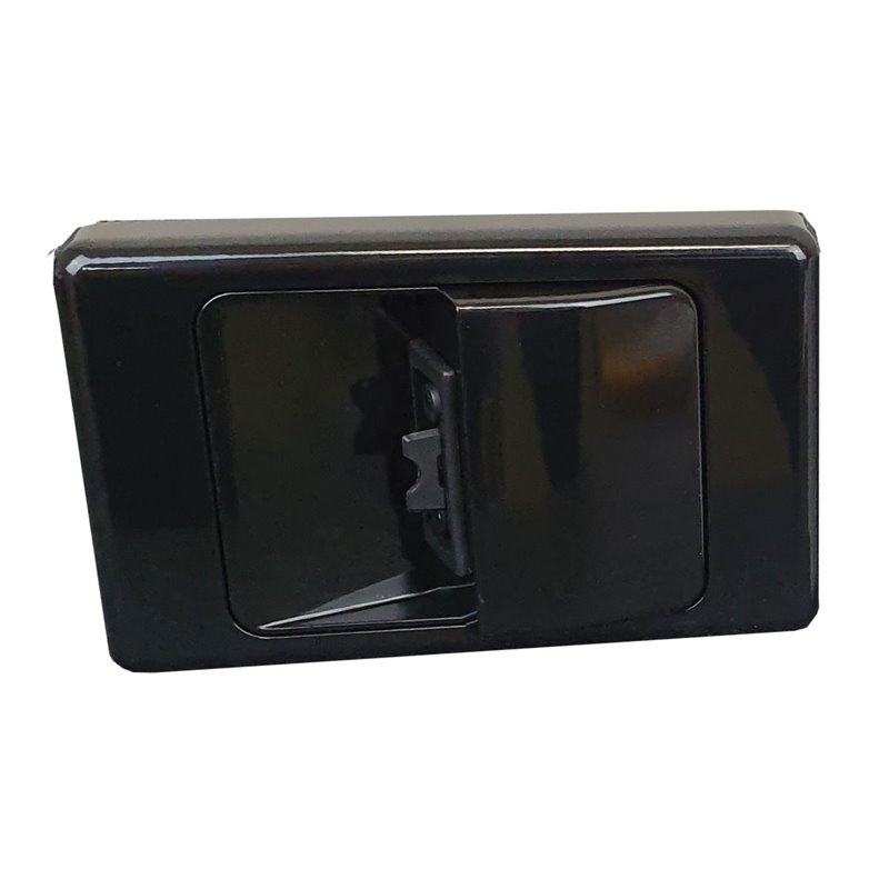SOFT WIRE STARTER WALL PLATE (STANDARD MOUNTING) BLACK