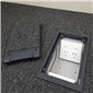 2 Power Standard Outlet Plastic Lid Floor Outlet Box