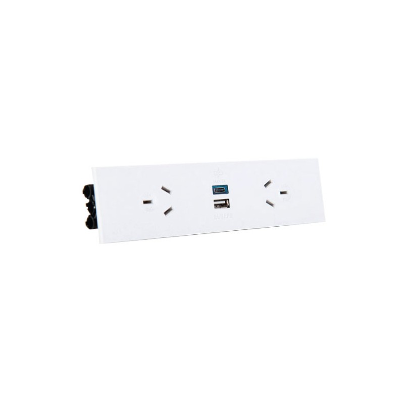 Quick Fit Outlet with USB Fast Charging | Cableaway