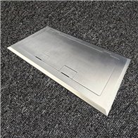 Floor Outlet Box 2 Standard GPO Stainless Steel Flush 245 Series