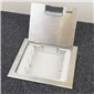 4 Power 4 Data Shallow Stainless Steel Flush Floor Outlet Box