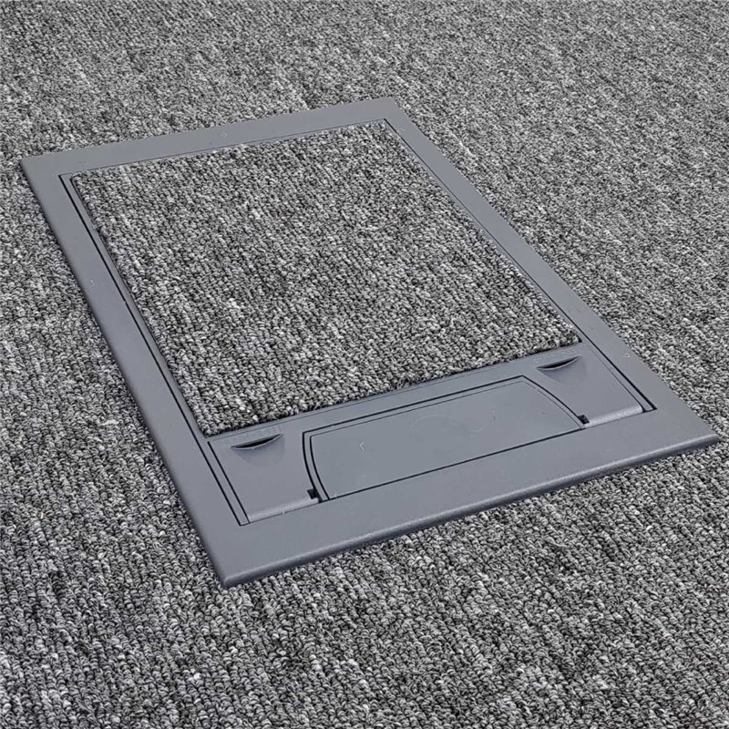 2 Power Standard Outlet Plastic Lid Floor Outlet Box