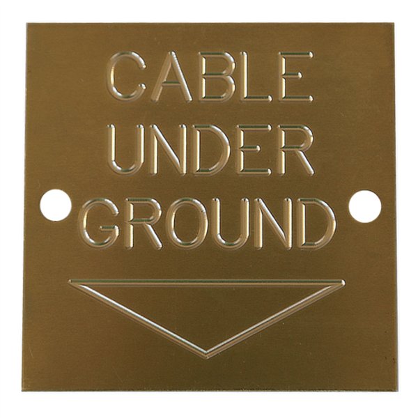 BRASS CABLE MARKERS