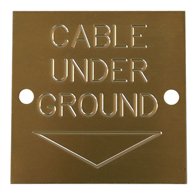 BRASS CABLE MARKERS