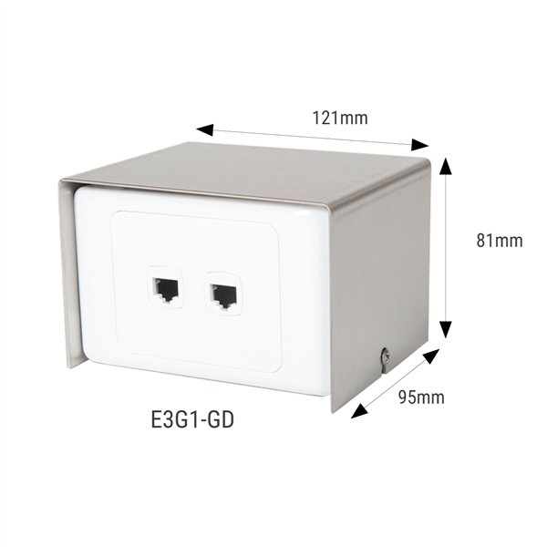 Gnome Series Stainless Steel Floor Outlets