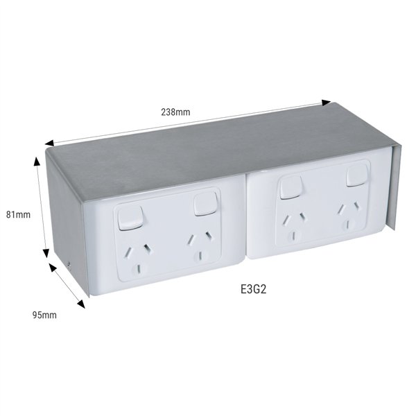 Super Gnome Series Stainless Steel Floor Outlet