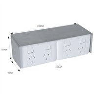 Super Gnome Series Stainless Steel Floor Outlet