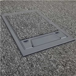 2 Power Standard Outlet Plastic Lid Floor Outlet Box