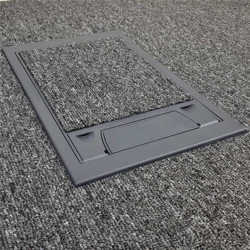 2 Power Standard Outlet Plastic Lid Floor Outlet Box