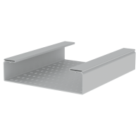 Unex Perforated Insulating Cable Tray 100x400 U23X Grey