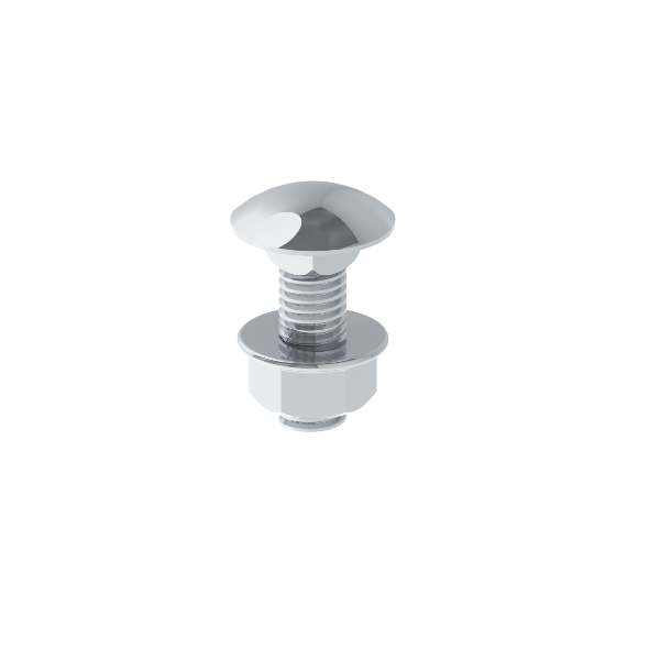 Unex Bolt with Nut DIN 603 M8x25