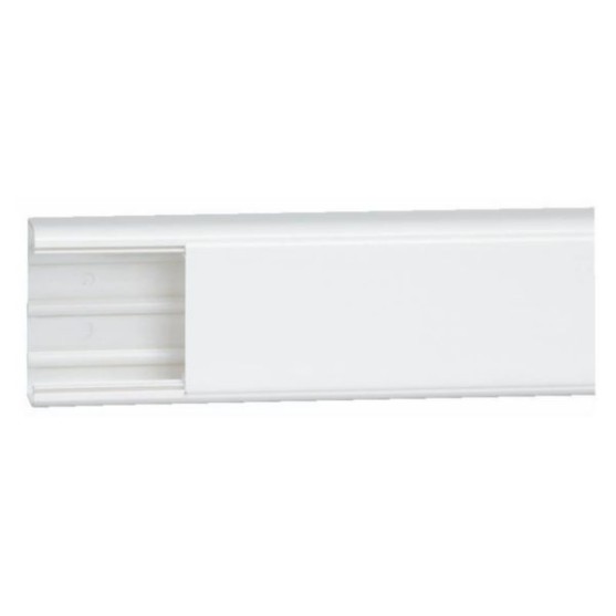50x105mm PVC Skirting Duct – White | Body & Accessories | Cableaway