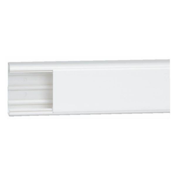 50x105mm PVC Skirting Duct – White | Body & Accessories | Cableaway