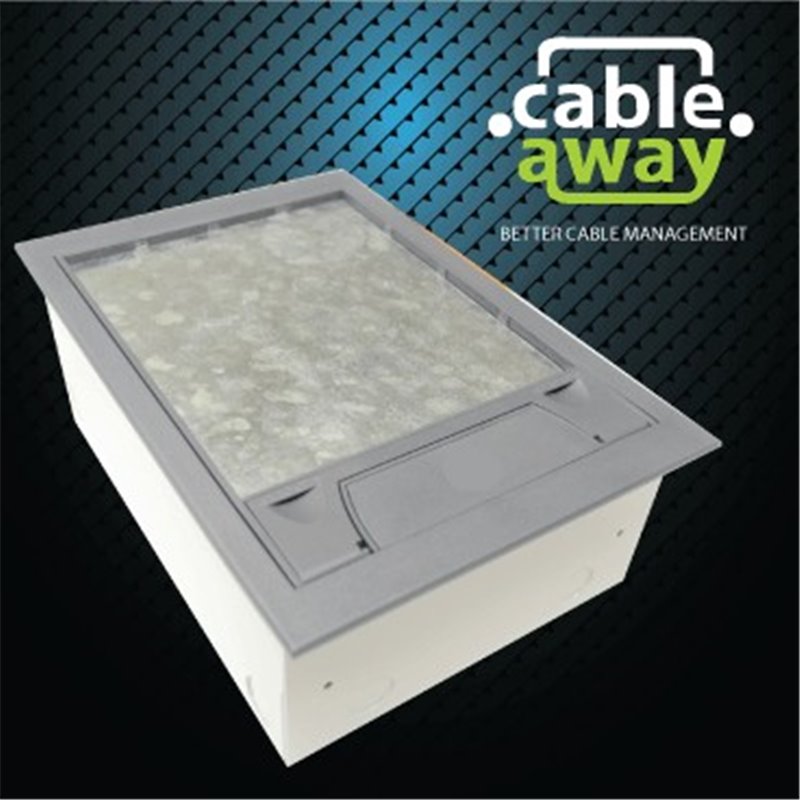 4 Power Standard outlet Plastic Lid  Floor Outlet Box