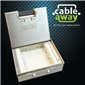 4 Power 4 Data Shallow Stainless Steel 14mm Recesses Floor Outlet Box