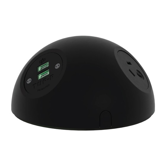 PLUTO Desktop Power Rail | Cableaway