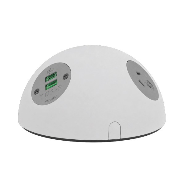 PLUTO Desktop Power Rail | Cableaway