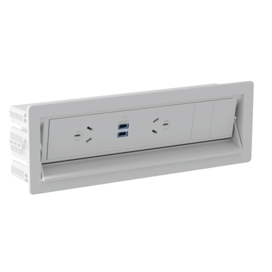 Partner In-Desk Power Box | Cableaway