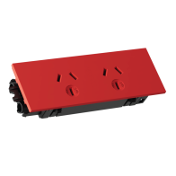 Double GPO Quick Fit Outlet (Black) | Cableaway