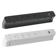 PACE Desktop Power Rail — 4 Socket USB-C (Inline Splitter 800mm)