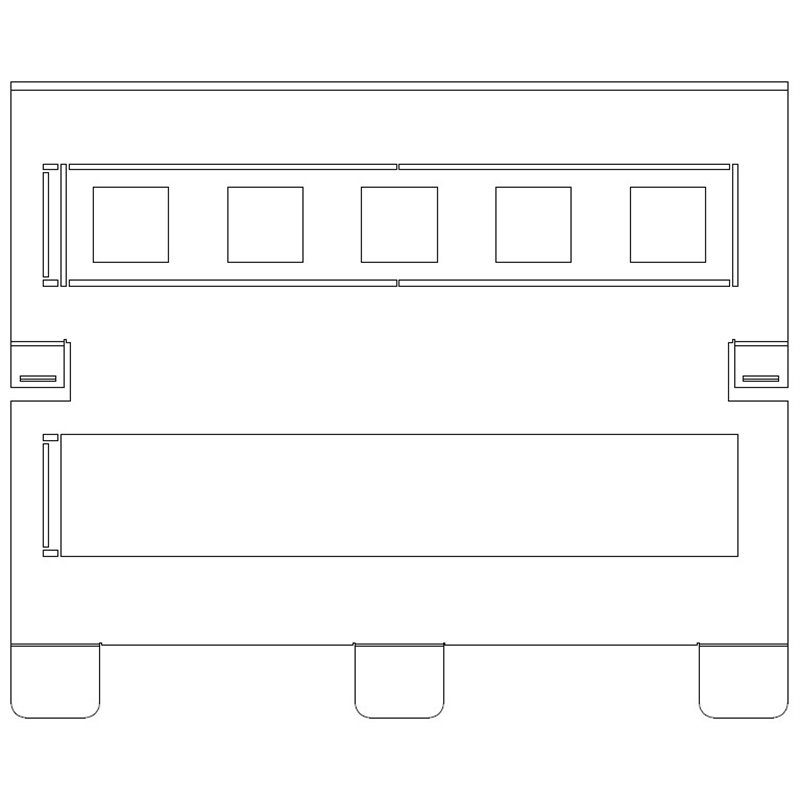 Floor Outlet Box 1 Standard Gpo Stainless Steel Flush Square Edge 145 Series