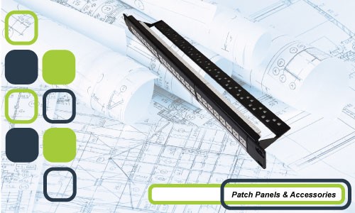 Patch Panels Cat 5E, Cat 6, Cat 6A