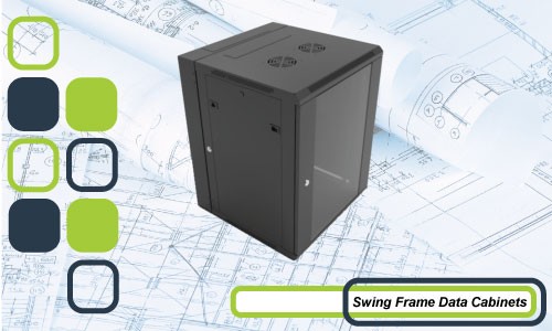 Swing Frame Wall Mounted Data Cabinet