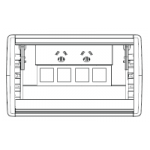 Soft Wiring 2 Power In Desk Outlet Box
